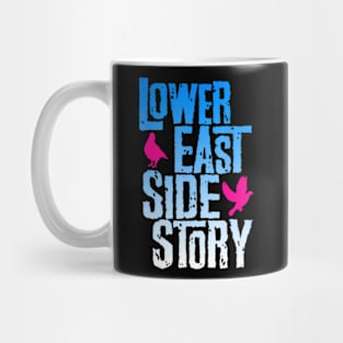 Lower East Side Story Blue Mug